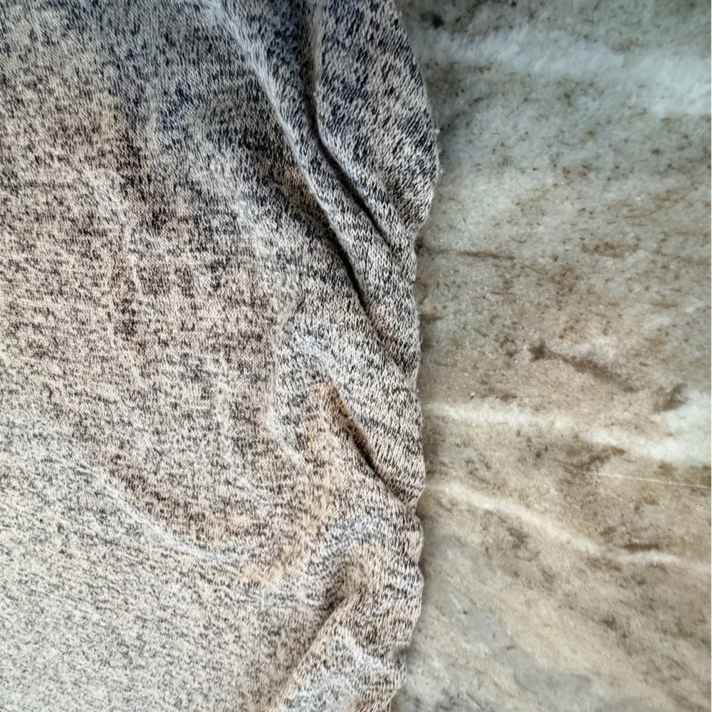 Due Time Maternity Heathered Taupe Knit Pullover Sweater XL